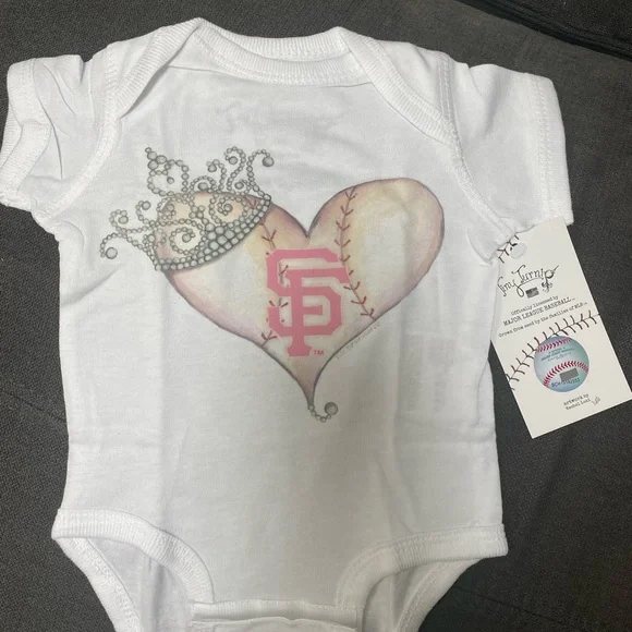 NWT TinyTurnip SF Giants onesies - Picture 4 of 4
